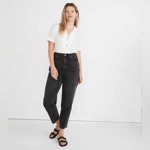 Madewell Baggy Tapered Jeans in Mackinnon Wash